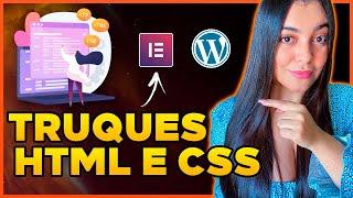 Como Usar HTML e CSS no Elementor WordPress [+ Personalização Fácil]