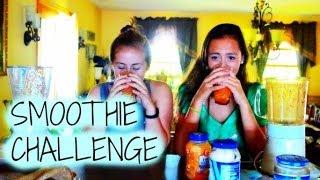 SMOOTHIE CHALLENGE | Maddy and Lindsey