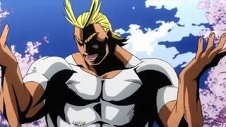 All might with johnny bravo's voice works... a little too well