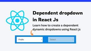 #42 React Js Challenge Day 42 | dependent dropdown in react js