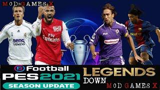   LIVE PES 2021 Champions Legends PARTE 2 "Classic patch ModGamesX LEGENDS PATCH V3