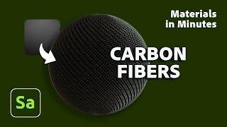 Make Carbon Fibers in Substance 3D Sampler | Materials In Minutes #19 | Adobe Substance 3D