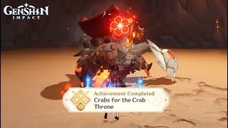 Crabs for the Crab Throne Achievement Challenger: Series VIII Genshin Impact
