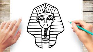 How to Draw An Egyptian King (Pharaoh)