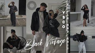 Black Vintage Filter VSCO tutorial photo edit | VSCO full pack