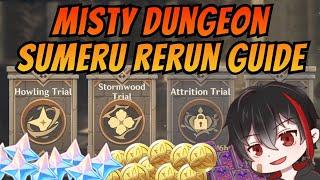 Misty Dungeon Event Guide [420 PRIMOGEMS] - Realm of Sand Genshin Impact