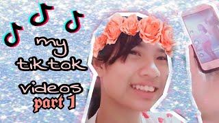 MY TIKTOK VIDEOS PART 1|ludy valera VLOG11