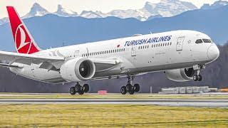 250 PLANES in 3 HOURS !  Geneva Airport Plane Spotting | Close Up Airplane Takeoffs & Landings