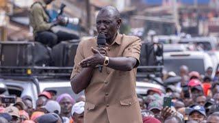 Live : President Ruto campaigning in Nairobi after Raila Odinga joining him!!!