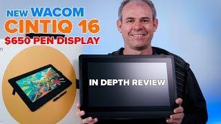 NEW Wacom Cintiq 16 PEN DISPLAY REVIEW + unboxing