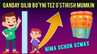 ҚАНДАЙ ҚИЛИБ БУЙНИ ТЕЗ УСТИРИШ МУМКИН? | QANDAY QILIB BO'YNI TEZ O'STIRISH MUMKIN Uzmax foydasi 2022