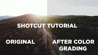 How To Do Color Grading In Shotcut Editing Software In Simple Way Under 5 MINUTES!!