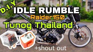 Idle Rumble D.I.Y | Suzuki Raider 150 | tunog Thailand