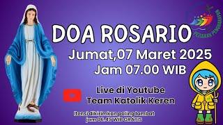 Doa Rosario 07 Maret 2025 - Jumat sesudah Rabu Abu