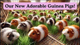 Meet Our Newest Farm Pet Adorable Guinea Pigs!