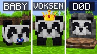 Vi Lever Et Helt Liv Som PANDA I Minecraft!