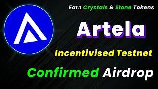 🪂Earn $CRYSTAL | Artela New Incentivised Testnet Airdrop for all users | No Investment Airdrops 2024