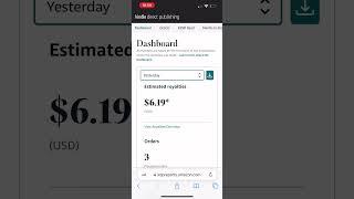 Amazon KDP Orders Update
