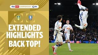 YORKSHIRE DERBY! Leeds United v Sheffield Wednesday extended highlights