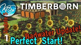 Timberborn - 1 - UPDATE 5 BADWATER FABULOUS NEW COLONY!