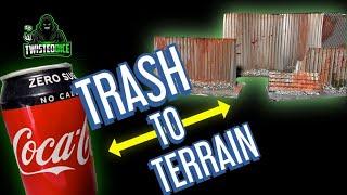 Trash to Terrain How to make cheap Terrain for your tabletop Wargames