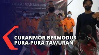 Polsek Sukarami Tangkap 8 Pencuri Sepeda Motor yang Takuti Pengendara dengan Berpura-pura Tawuran