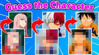 Anime Pixel Quiz  | Can you guess the pixelated Anime Character? 