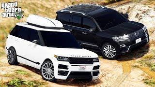 РЕАЛЬНАЯ ЖИЗНЬ В GTA 5 - ОФФРОАД НА TOYOTA LAND CRUISER 200 И RANGE ROVER! ВОТЕР