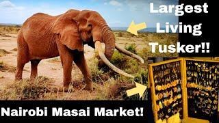 Nairobi to Masai Mara | Masai Market Nairobi | Cheap Market For Souvenir | Largest Living Tusker