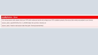 How to Fix Error During Session Start in PhpMyAdmin | Fix phpMyAdmin error while opening in cPanel
