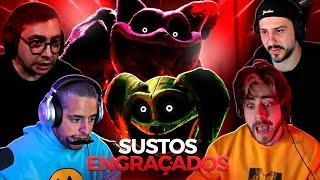 OS MAIORES SUSTOS EM LIVE #18 - Streamers jogando Jogos de Terror