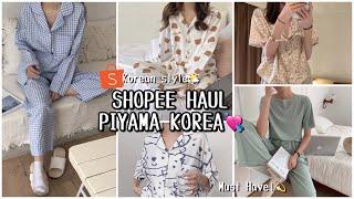 SHOPEE HAUL PIYAMA KOREA AESTHETIC | WAJIB BORONGG!!