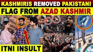 KASHMIRIS REMOVED PAKISTANI FLAG FROM AZAD KASHMIR | SANA AMJAD