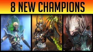 NEW PATCHBRINGS 4 NEW LEGENDARY & 4 NEW EPIC CHAMPIONS #test server  Raid: Shadow Legends