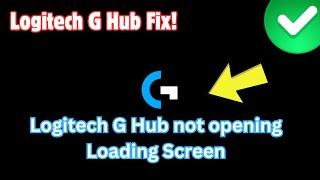 Fix Logitech G Hub Not Opening 2024 | Logitech G Hub Loading Screen