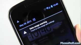Get Rid Of Data Usage Warning In Notification Bar (for Android)