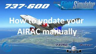 PMDG 737-600 - Updating your AIRAC manually (requires Navigraph subscription and the -700 installed)