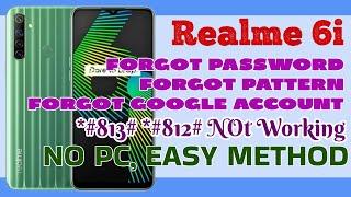 Realme 6i Factory/Hard Reset & Google Account/FRP Bypass. *#812# *#813# Not Working