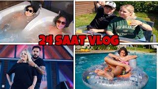 24 SAAT BUNGALOV TATİL VLOG !!