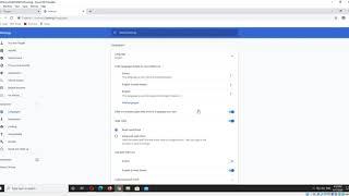 Change Google Chrome language settings
