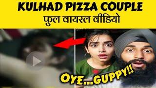 kulhad pizza couple viral video | Sehaj Arora Gurpreet Kaur real video