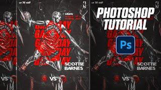 Sports Poster Design Tutorial - Adobe Photoshop 2022 (7 Steps)