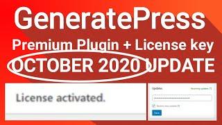 [2020 New Update] GeneratePress Premium license key - GP premium plugin + Original license key |wp49