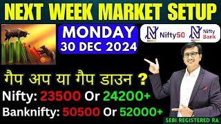 Nifty Prediction and Bank Nifty Analysis for MONDAY 30 DECEMBER 2024 | Nifty Bank nifty Tomorrow