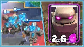  CYCLE GOLEM 2.6! FUNNY FASTEST DECK / Clash Royale