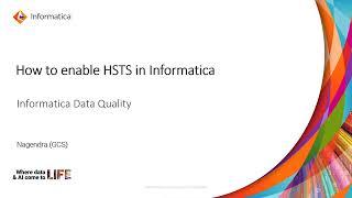 How to Enable the HSTS (HTTP Strict Transport  Security) in Informatica