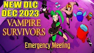 FIRST LOOK Vampire Survivors + AMONG US DLC Coming Out December 2023!!!