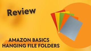 Organize Your Life with Amazon Basics Hanging Organizer File Folders (An Honest Review)