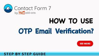 How To Use the Email OTP Verification with Contact Form 7?