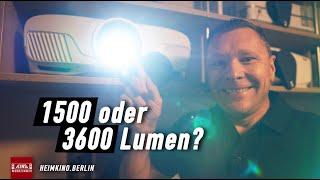 Wie hell muss ein Beamer sein?